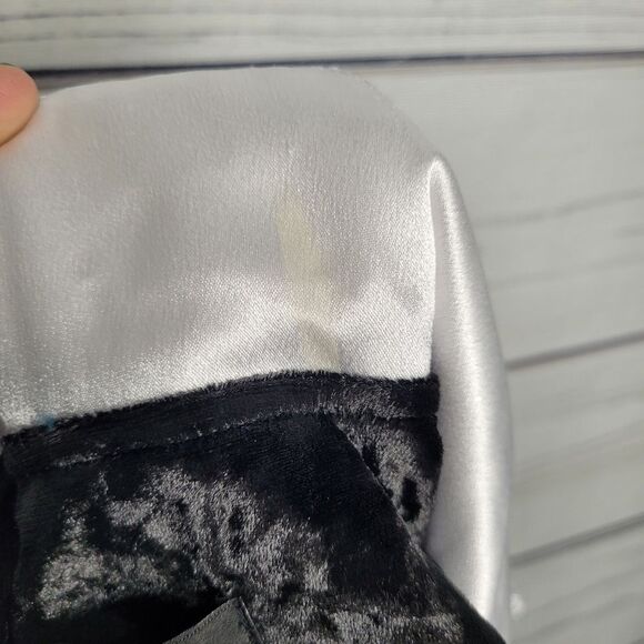 Widow by Dolls Kill black crushed velvet micro mini dress size S - Picture 7 of 9